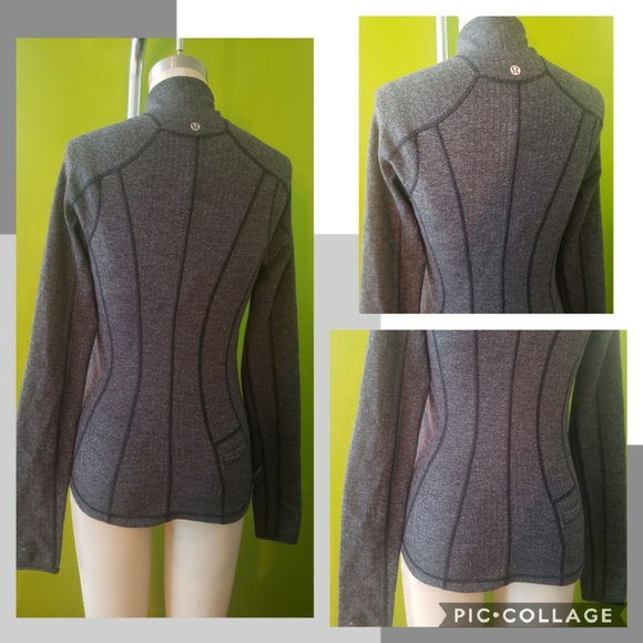 Lululemon Run U-Turn Heathered Coal Pullover - Picture 3 of 7